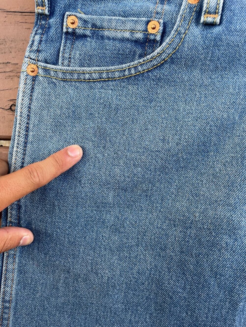Levis Straight Cut Light Wash Jeans - Size W30 L30 - Picture 13 of 14